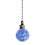 Clear Crystal Fan Pull Chain 21 inch 3mm Beaded x2 2