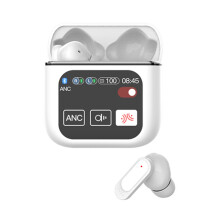 Wireless Noise Cancelling Earbuds  5.4 Bass Stereo Earbud+LED Power Display Charging Case Waterproof Sport D