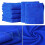 Microvezel autowasdoeken blauw 25x25cm 6-pack 5