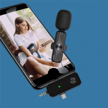 Wireless Microphone 3 in 1 Lavalier Mobile Phone Live Broadcast Equipment  MIC Wireless Lavalier Microphone