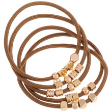 Tiradores para tocador Pulsera para mujer Goma para el cabello 5 piezas