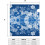 Capa magnética para caixa de correio com estampa de floco de neve azul, 65 x 53 cm (25,5 x 21 polegadas) 5