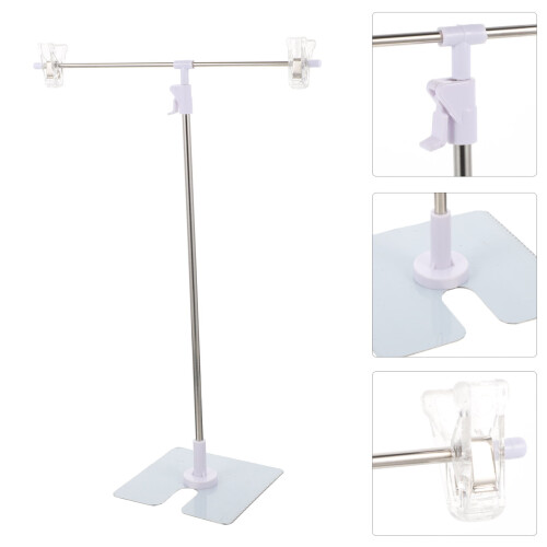 T-shape Photography Photo Backdrop Stand Adjustable Mini Background Frame 1