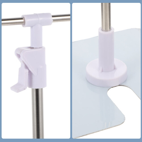 T-shape Photography Photo Backdrop Stand Adjustable Mini Background Frame 2