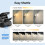 Lampe de lecture rechargeable avec 14 LED, 3 modes de couleur, 3