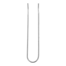 Shrimp Skewers Grilled Spit 19.50X3.50X1.30CM Silver