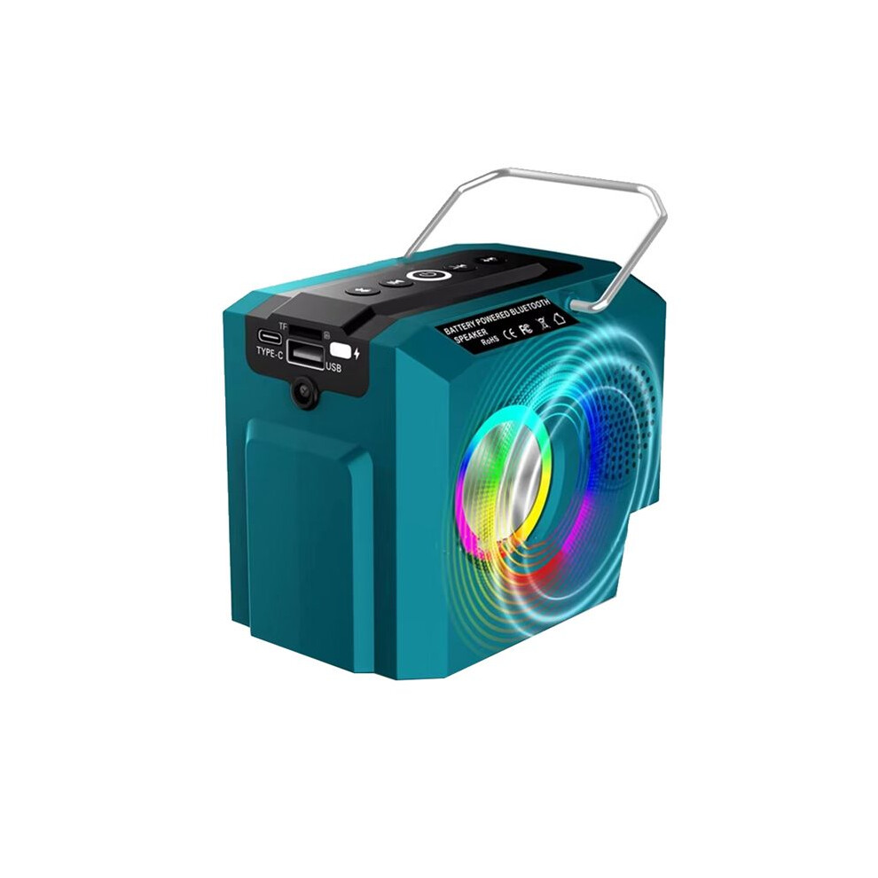 Wireless Speaker For 18V Li-Ion Battery, Cordless Loudspeaker Amplifier For Camping & Parties 6033295265216