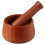Mortier et pilon à ail en bois, portable, 1 ensemble 1