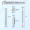 Storm Door Hinge Kit Aluminum3-Pack 6