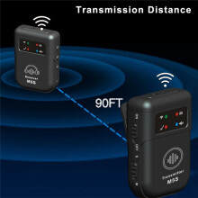 M5S Wireless in-Ear Monitor System 2.4G Wireless IEM System Stage Monitor for Studio, Band Rehearsal, Live Performance