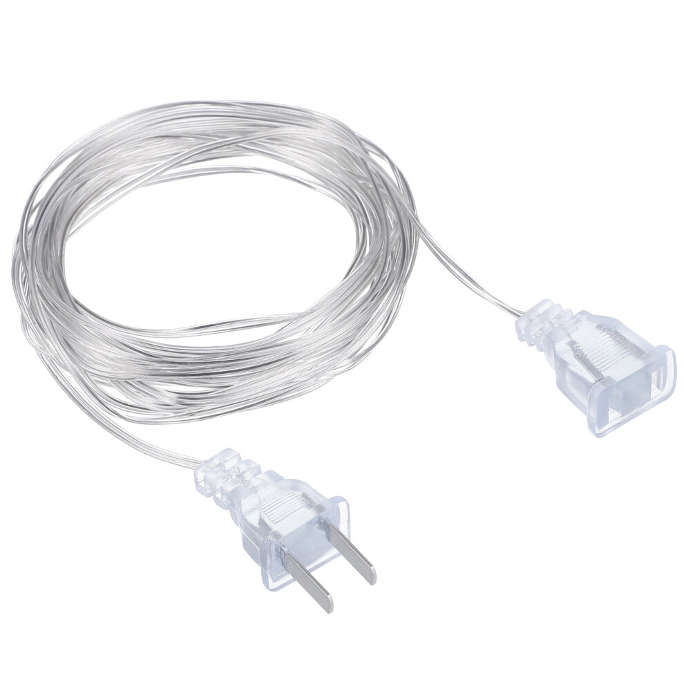 Clear Extension Cord For Lights Transparent Pvc Extension Wire Perfect For Parties 10 Ft 9027700922709