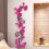Mural de parede 3D em rattan com flores, 89 x 28 cm (35 x 11 polegadas) 1