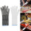 Schnittfester Küchenhandschuh aus Edelstahlgewebe, Größe 9 2
