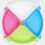 Kitchen Bathroom Wall Corner Suction Cup Triangle Storage Shelves Rack (Green) 2