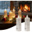 Velas LED con efecto de parpadeo tipo diamante, funcionan con pilas. 1
