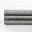 Gray Linen-Textured Shower Curtain with Rustproof Eyelets 5