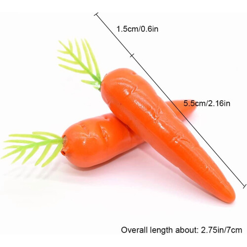 30 db élethű mesterséges mini sárgarépa 1