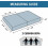 Set van 3 elastische bankkussenhoezen met jacquardstructuur 3