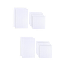 Counted Cloth Embroidery Cross Stitch Supplies Needlework Fabric Classic White 12 Pcs
