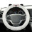 Plush Steering Wheel Cover White Home Decoration 2