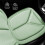Car Seat Cushion with Backrest and Headrest 1 Pc 6