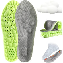 4D Cloud-inlägg för män och kvinnor – Memory Foam, stöd för fotvalvet, zonterapimassage, trim-to-fit, komfort hela dagen