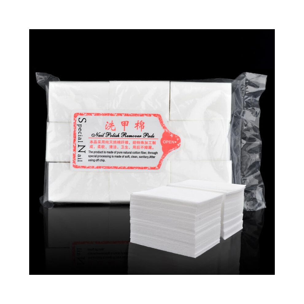 Lint  Nail Wipes Gel Polish Remover Pads for Nail Art and Eyelash Extension Cleaning
