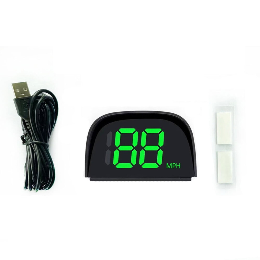 Qisuo Car Hud Speed Meter Display Â Compatible With Usb Play 9422877769049