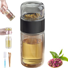 Alivefuser Glass Tea Infuser Bottle 350ml