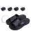 Hemoton anti-static slippers black indoor 1 pair 7