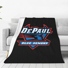 DePaul University Blanket Large Luxury Fleece Soft Anti-Static Anti-Pilling Flannel Bed Blanket