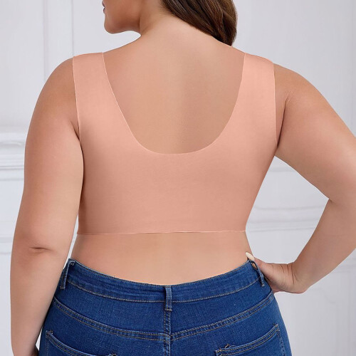 Dam-bh i spets med framknäppning, plus size, utan bygel 2