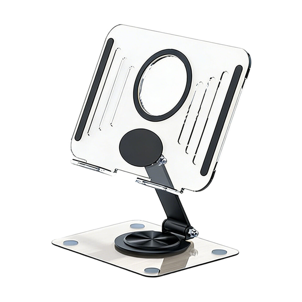 Rotating Plastic Phone Stand Â Adjustable, Foldable, Portable For Smartphones & Tablets, Compatible With Home/Office Use Black 9422877771424