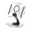 Acrylic Tablet Stand with 360 Rotating Base, Foldable & Adjustable Height, Liftable, Compatible with iPad & Notebook 2