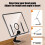 Acrylic Tablet Stand with 360 Rotating Base, Foldable & Adjustable Height, Liftable, Compatible with iPad & Notebook 4
