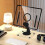 Acrylic Tablet Stand with 360 Rotating Base, Foldable & Adjustable Height, Liftable, Compatible with iPad & Notebook 6