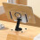 Acrylic Tablet Stand with 360 Rotating Base, Foldable & Adjustable Height, Liftable, Compatible with iPad & Notebook 7