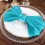 BalsaCircle 20 Pieces 20" Turquoise Polyester Napkins Wedding Kitchen 8