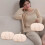 Coussin décoratif citrouille en peluche douce 20 cm 6