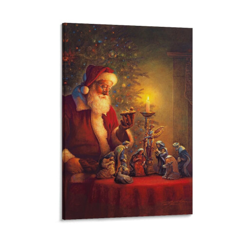 Greg Olsen L'esprit de Noël Impression sur toile 12x18 pouces