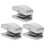 FRCOLOR 3 Pcs Retaining Door Draft Stop Stopper Sliding Doors Shower 7