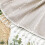 Cortina de chuveiro estilo boho campestre na cor taupe, 183 x 244 cm (72 x 96 polegadas) 5