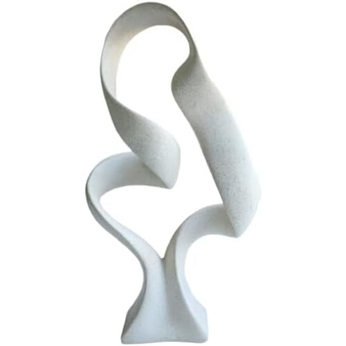 Sculpture moderne abstraite en ruban 15"