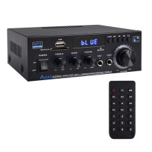 Stereo Audio Amplifier Receiver, 5.0 Sound Speaker,Amplifier FM Radio,Home Theater Audio Stereo System-UK Plug