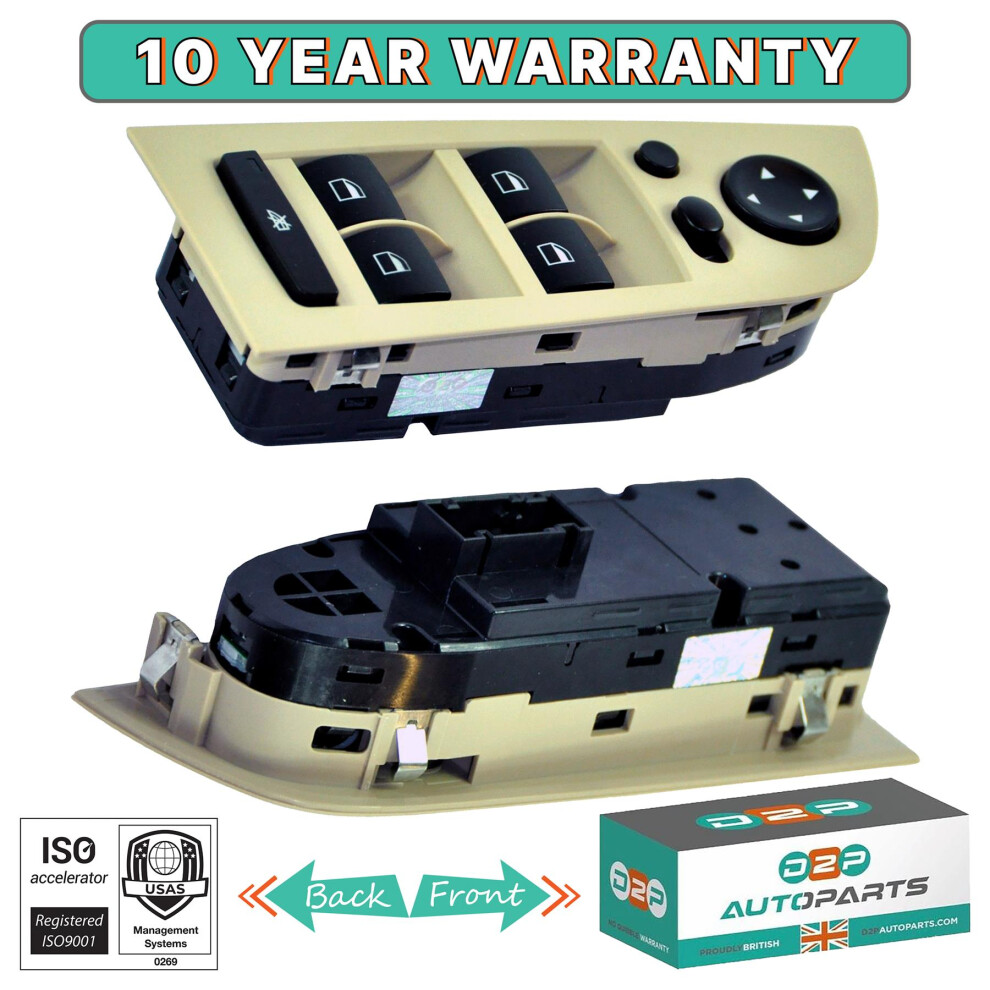 Front Left Window Lifter Switch For Bmw 3 Series E90 E91 61319217334 5056167490470
