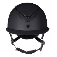 (52cm - 54cm, Black) Karben Unisex Adult Lorah Ellipse Fixed Peak Riding Hat