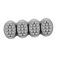 4Cavity Oval Silicone Soap Mold NonStick Flexible Baking Tray for DIY Handmade Soap and Cake