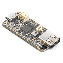 5723 Feather RP2040 with USB Type A Host Enhanced Connectivity Microcontroller for DIY Projects and Prototyping