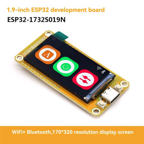 ESP32-S3  Display Module 1.9 Inch IPS LCD TFT 170x320 8M PSRAM 16M Flash WiFi  for  LVGL 2