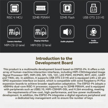 Waveshare ESP32-P4 Development Board RISC-V Dual-Core MCU Support Wi-Fi6 /Bluetooth5 ESP32-P4- Development Board B